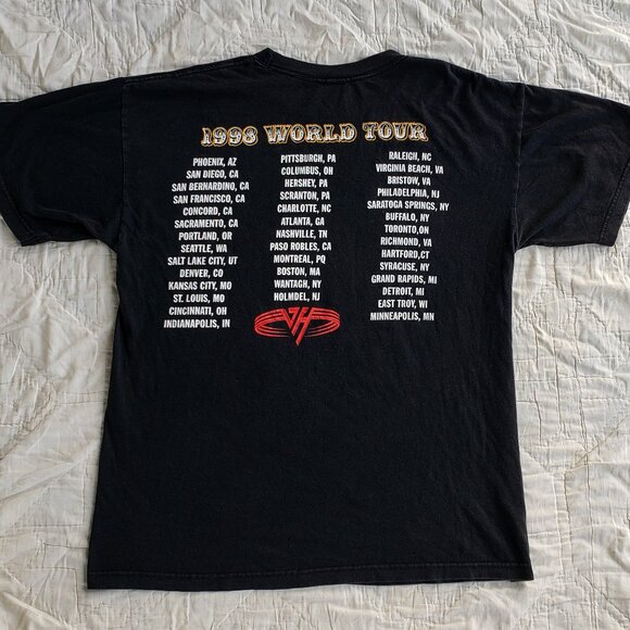 Vintage Van Halen III "1998 World Tour" Shirt - Picture 4 of 5